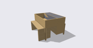 【改】PC一体型デスク