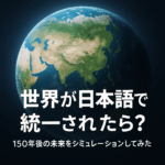 🌏世界が日本語で統一されたら？150年後の未来をシミュレーションしてみた
